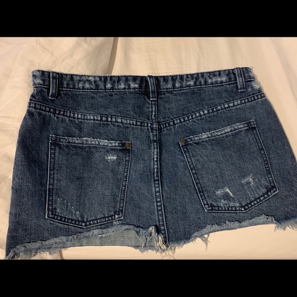 Free People Jean skirt - Picture 2 of 3